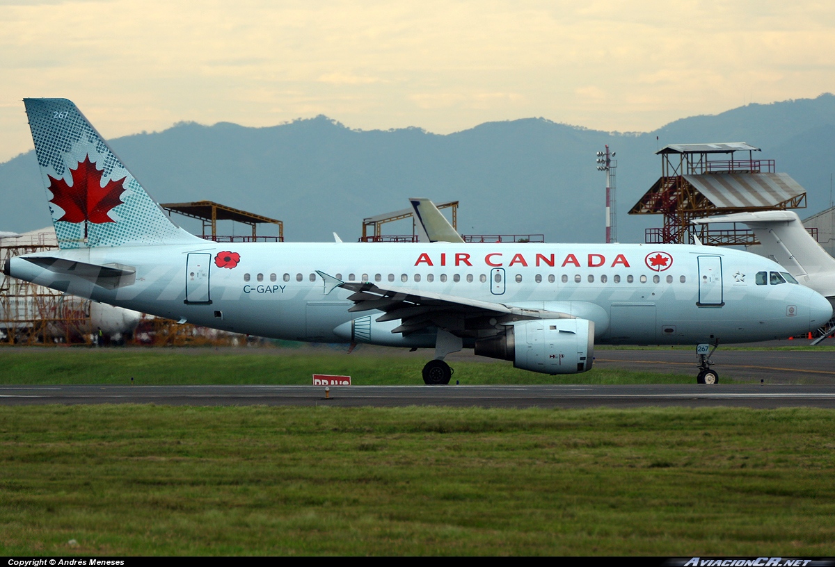 C-GAPY - Airbus A319-114 - Air Canada