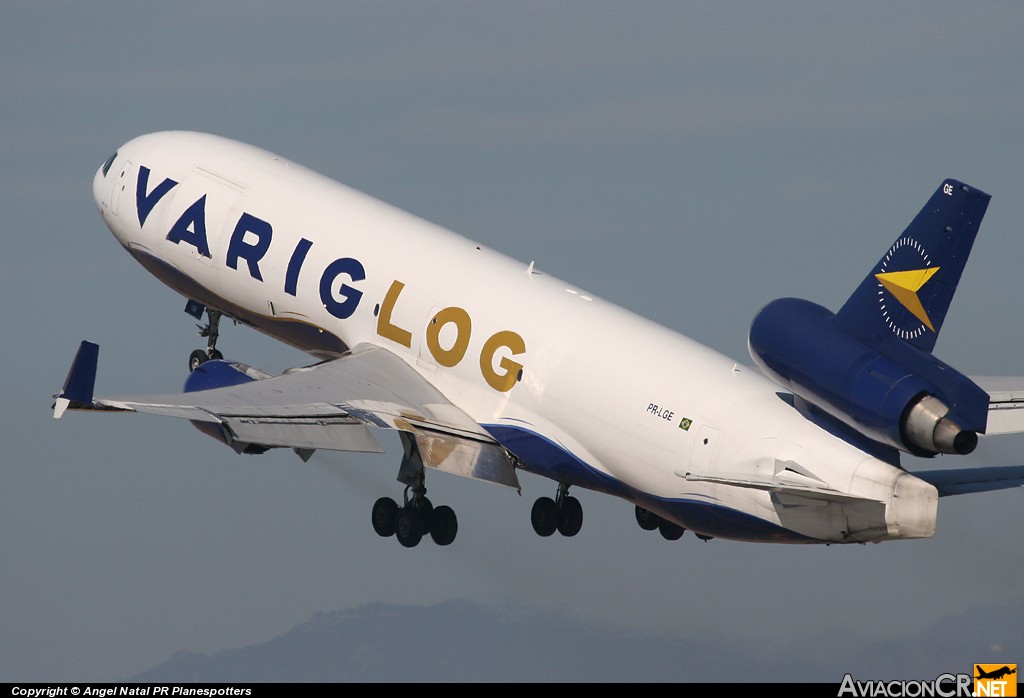 PR-LGE - McDonnell Douglas MD-11F - Varig Log