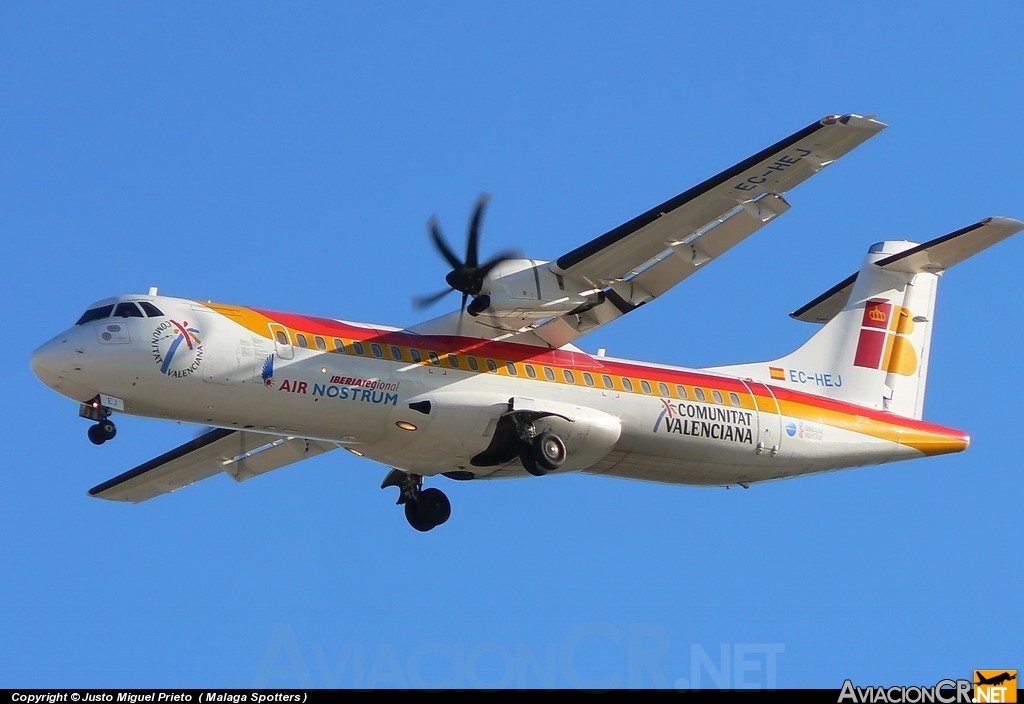 EC-HEJ - ATR 72-500 - Iberia Regional (Air Nostrum)