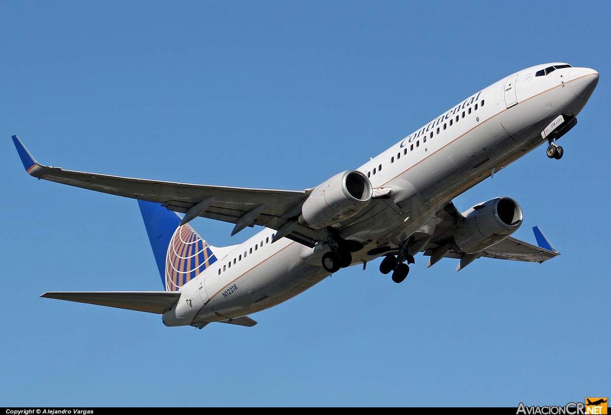 N12218 - Boeing 737-824 - Continental Airlines