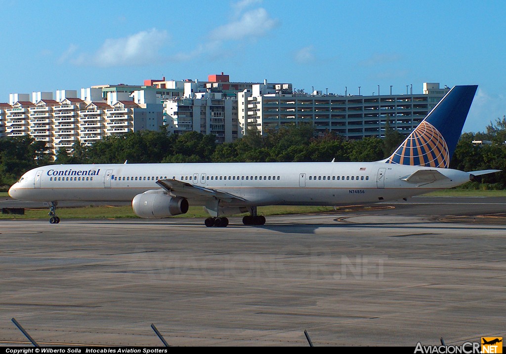 N74856 - Boeing 757-324 - Continental Airlines