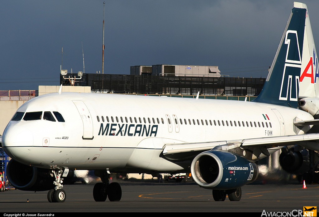 F-OHMI - Airbus A320-232 - Mexicana