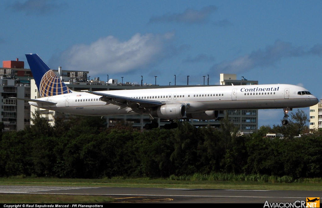 N75861 - Boeing 757-33N - Continental Airlines