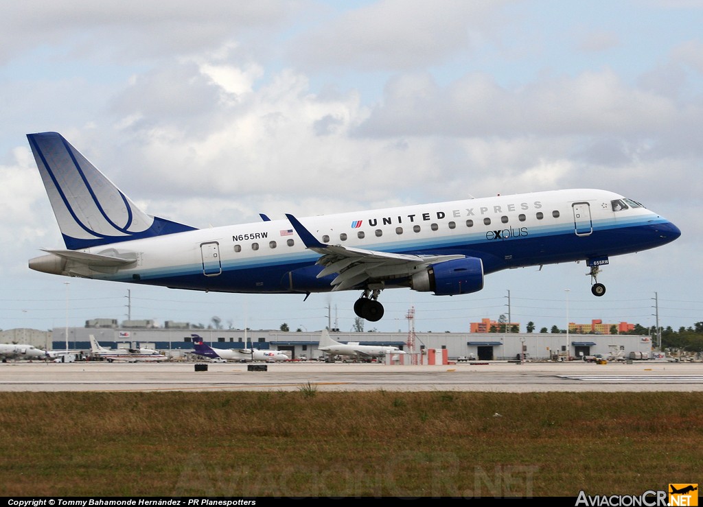 N655RW - Embraer ERJ-170-100SE - United Airlines Express