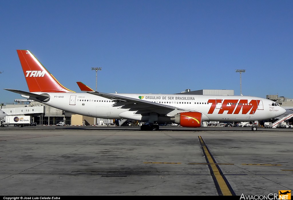 PT-MVD - Airbus A330-223 - TAM