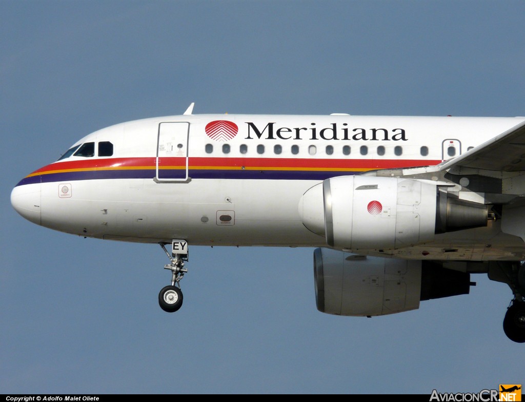 EI-DEY - Airbus A319-112 - Meridiana