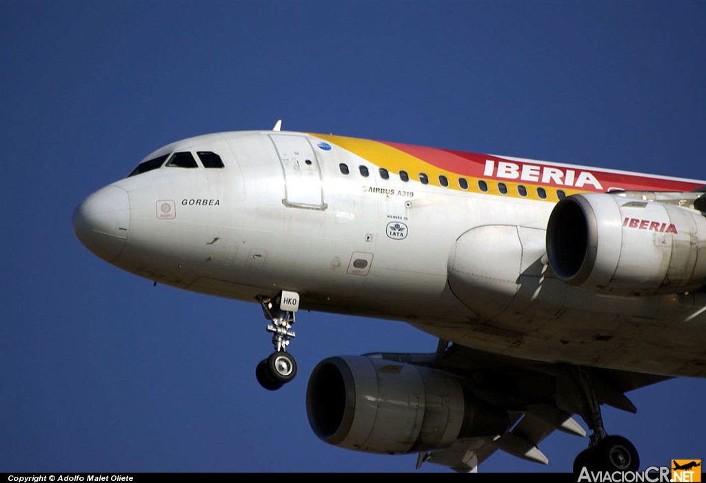 EC-HKO - Airbus A319-111 - Iberia