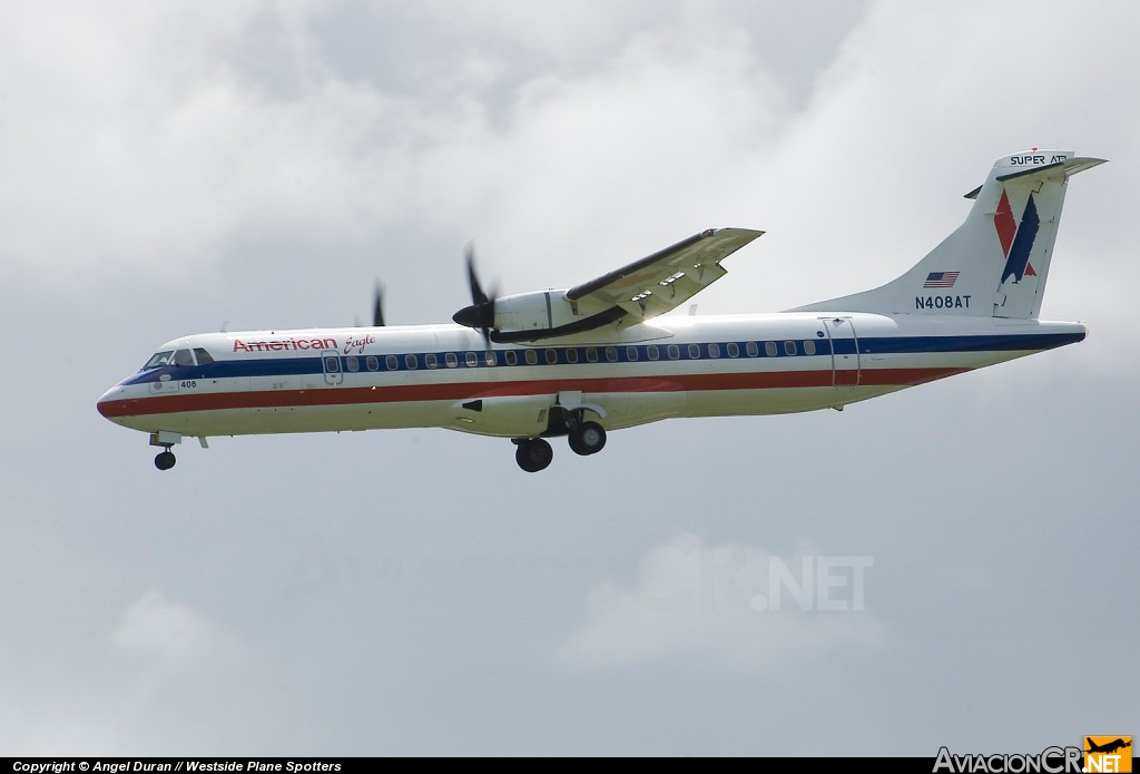 N408AT - ATR 72-212 - American Eagle