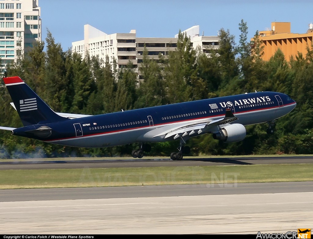 N278AY - Airbus A330-303 - US Airways