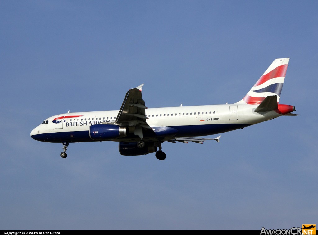 G-EUUC - Airbus A320-232 - British Airways