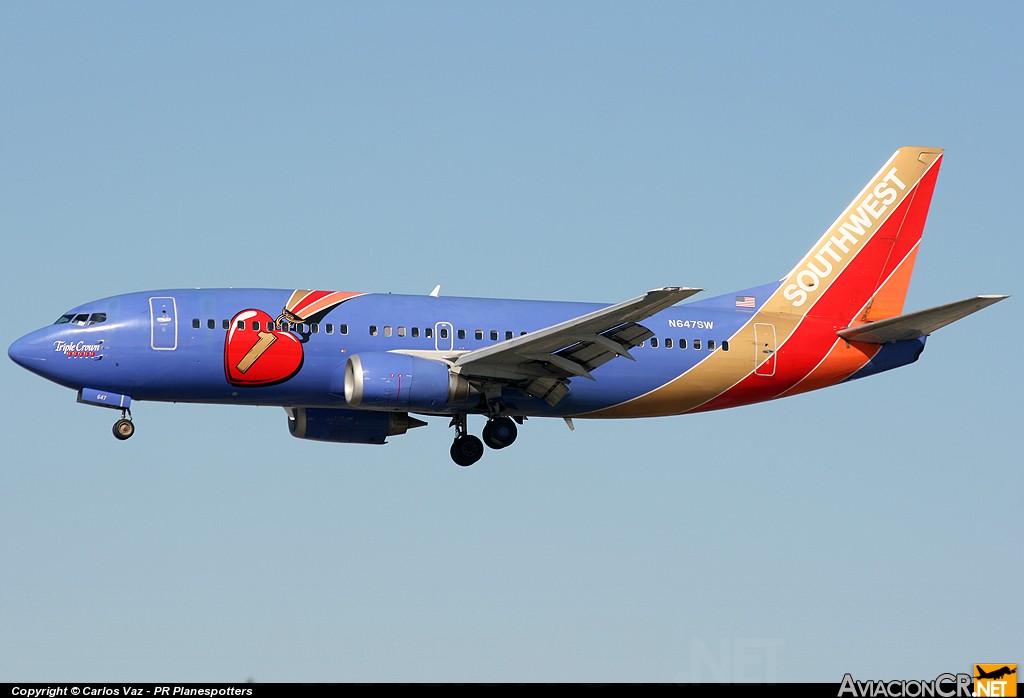 N647SW - Boeing 737-3H4 - Southwest Airlines
