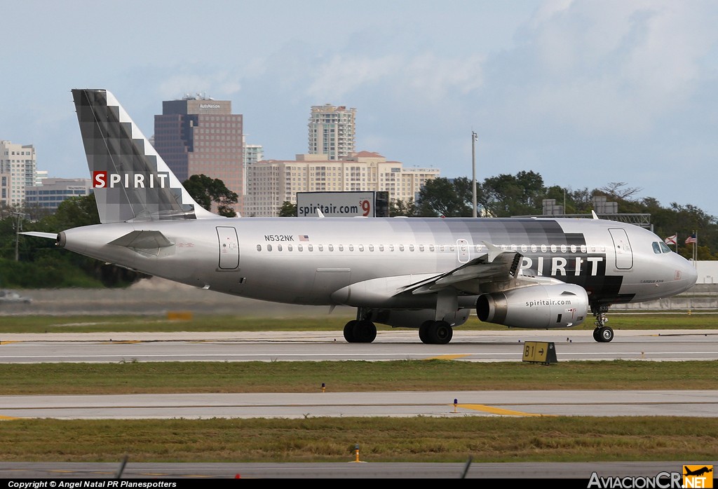 N532NK - Airbus A319-132 - Spirit Airlines
