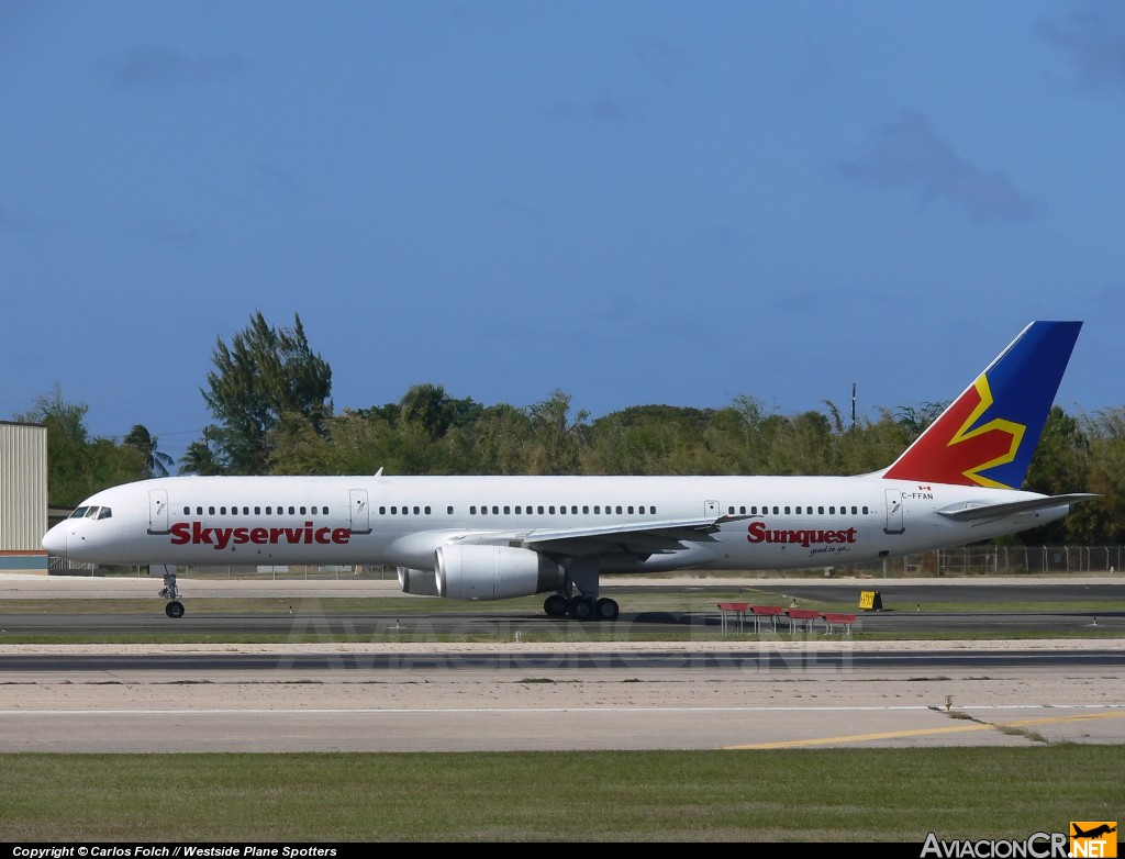C-FFAN - Boeing 757-21K - Skyservice Airlines