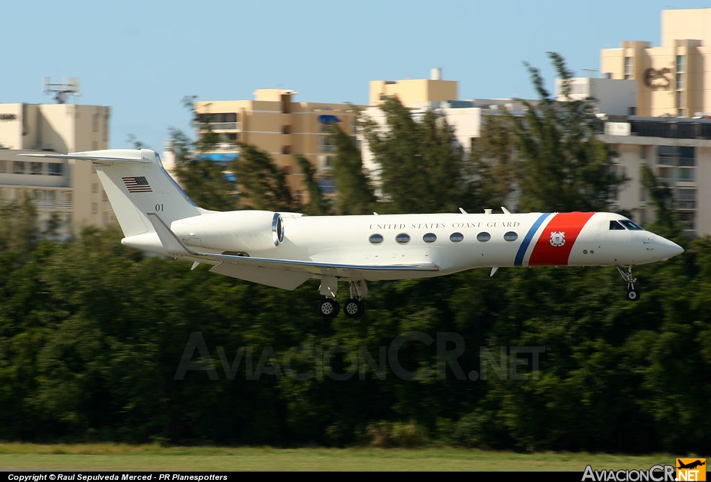 01 - Gulfstream C-37A (Gulfstream V) - Estados Unidos - Guardia Costera