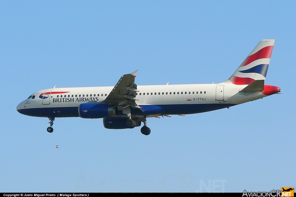 G-TTOJ - Airbus A320-232 - British Airways