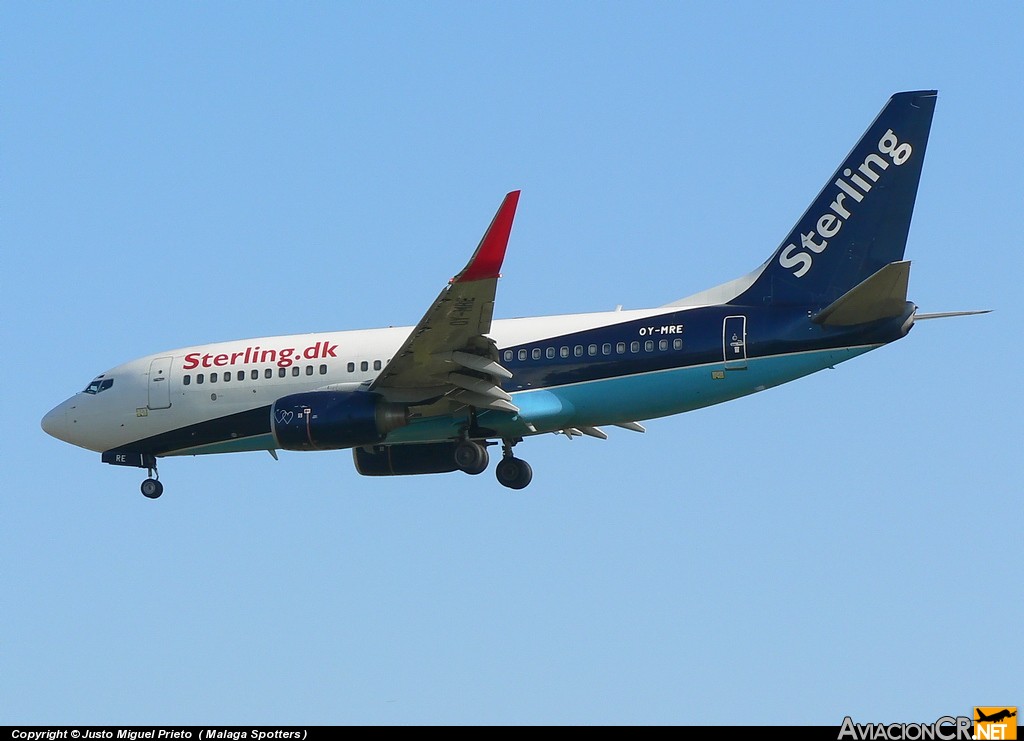 OY-MRE - Boeing 737-7L9 - Sterling Airlines