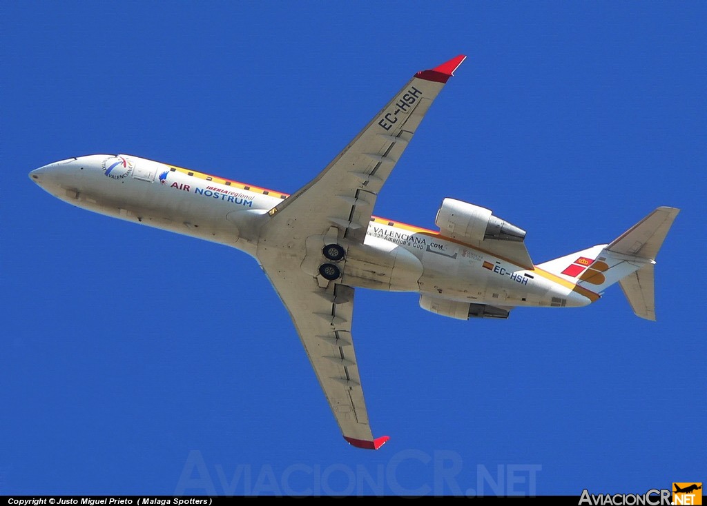 EC-HSH - Bombardier CRJ-200ER - Iberia Regional (Air Nostrum)