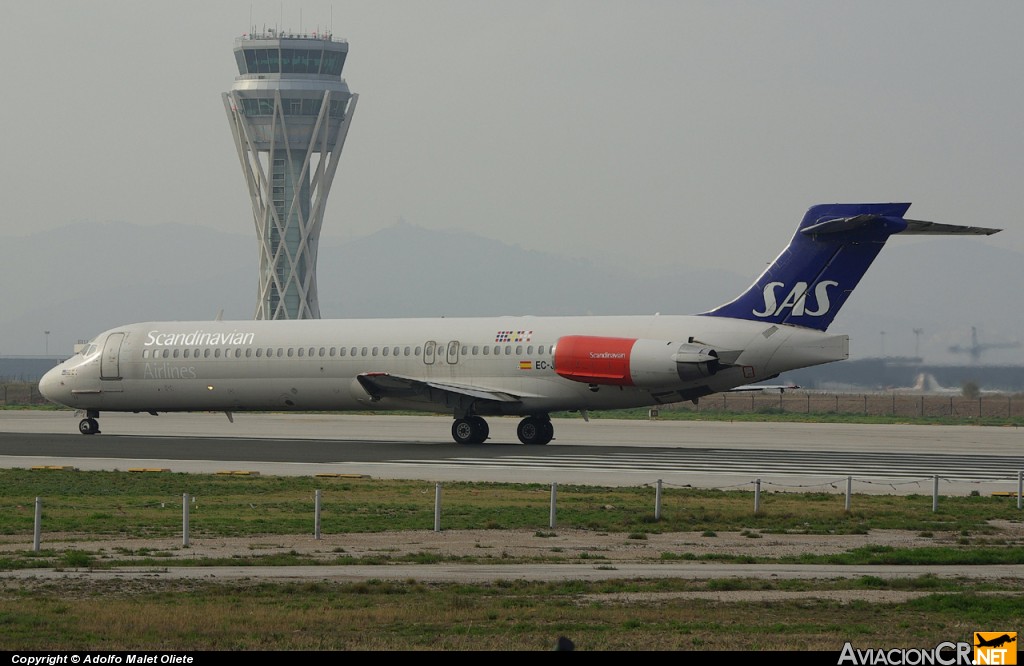 EC-JSU - McDonnell Douglas MD-87 - Scandinavian Airlines - SAS
