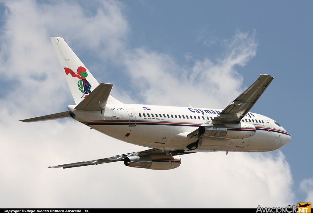 VP-CYB - Boeing 737-2S2C(Adv) - Cayman Airways