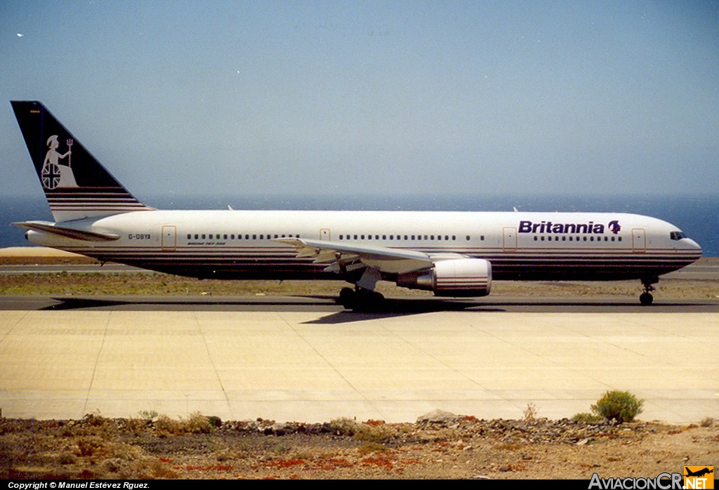 G-OBYA - Boeing 767 304ER - Britannia Airways