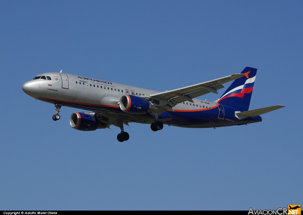 VP-BQW - Airbus A320-214 - Aeroflot