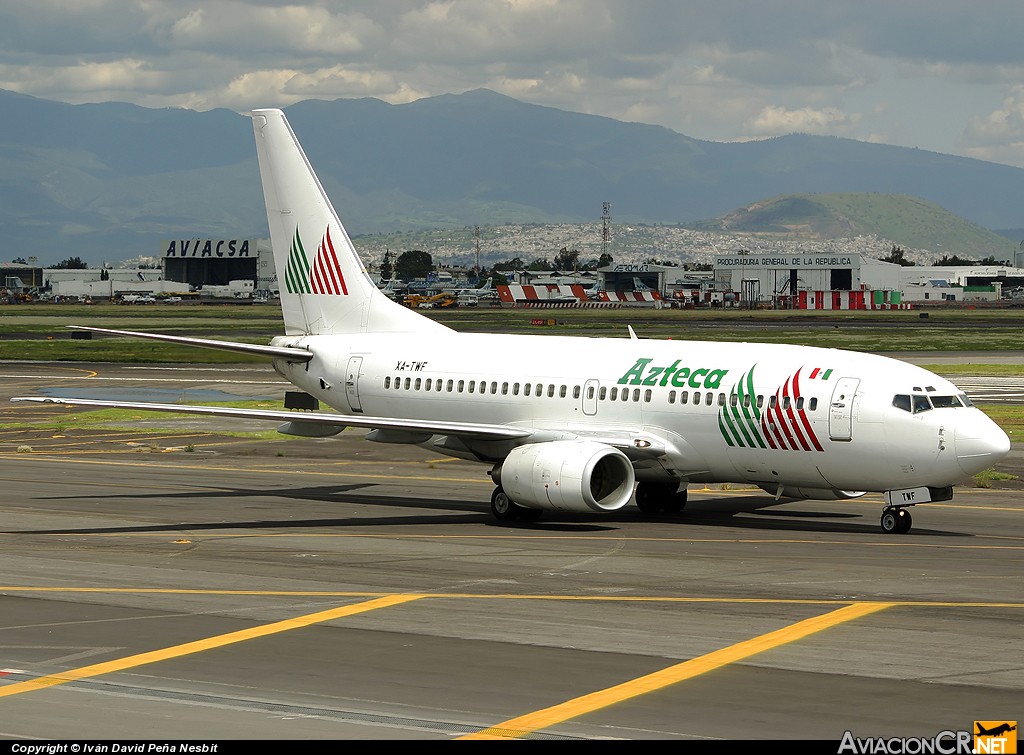 XA-TWF - Boeing 737-76N - Aerolineas Azteca