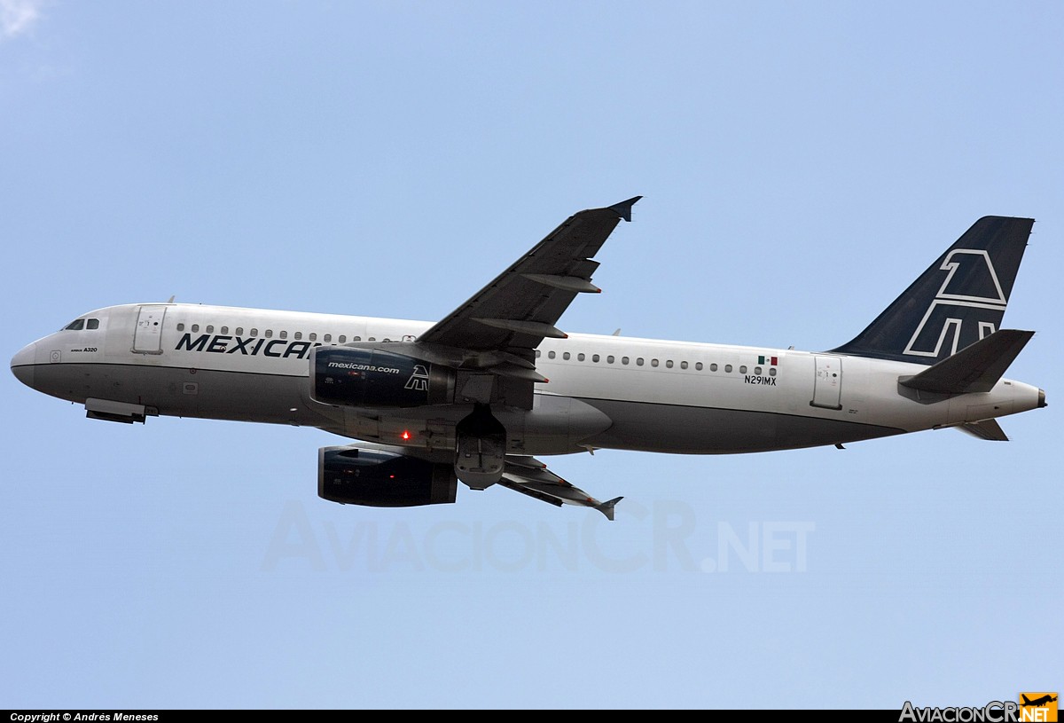 N291MX - Airbus A320-231 - Mexicana