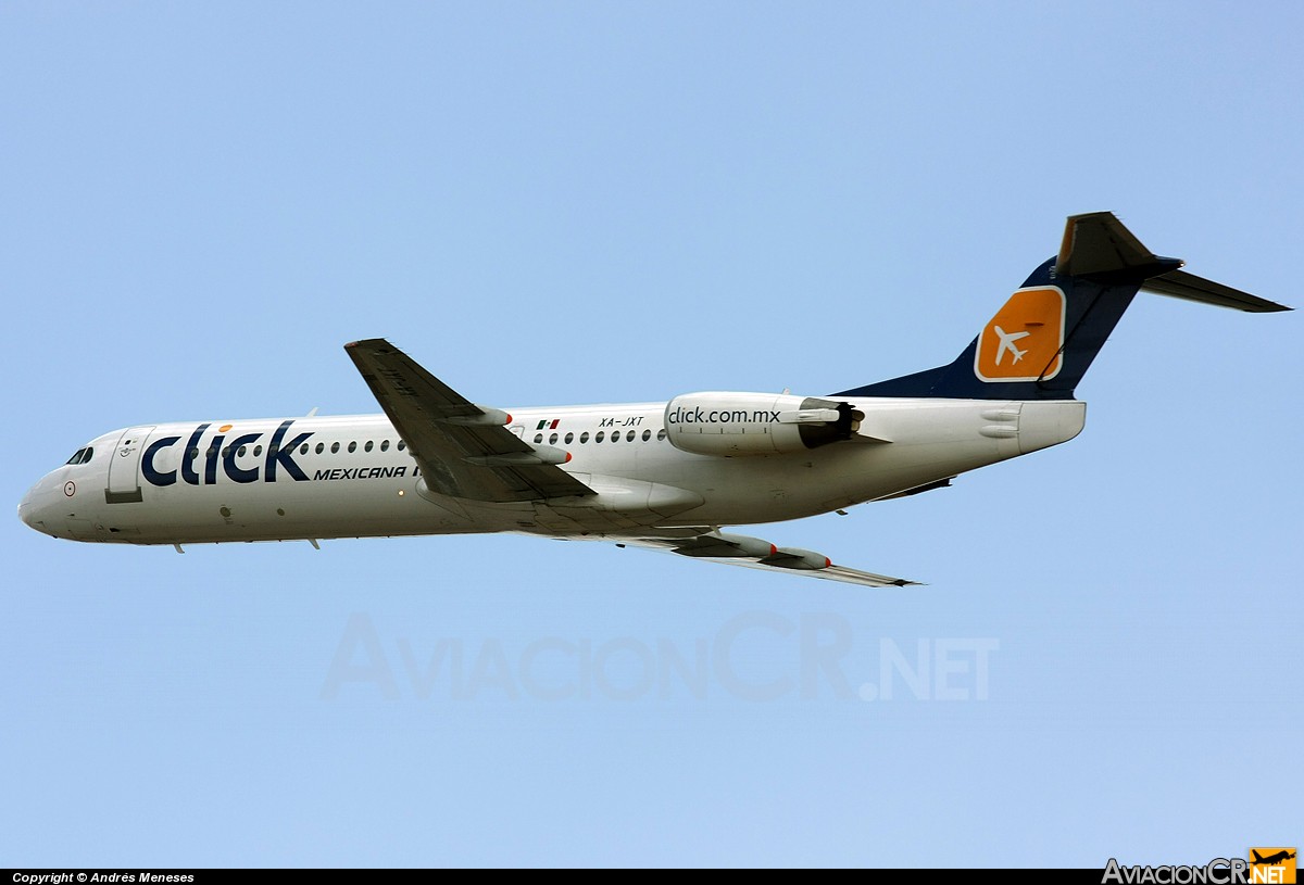 XA-JXT - Fokker 100 - Click mexicana