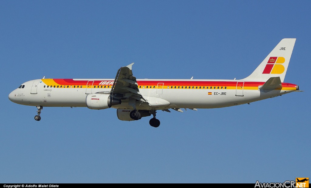 EC-JRE - Airbus A321-211 - Iberia