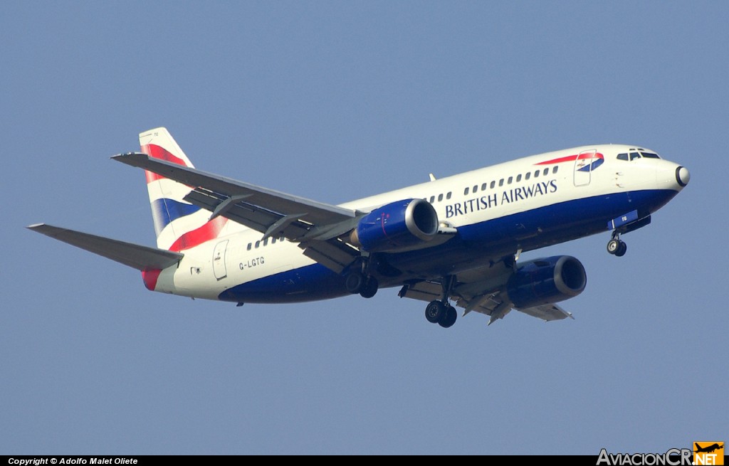 G-LGTG - Boeing 737-3Q8 - British Airways