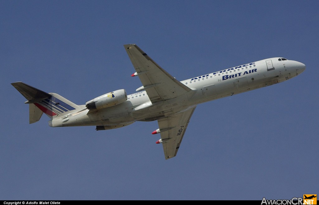 F-GPXK - Fokker 100 - AIR FRANCE BY BRITAIR