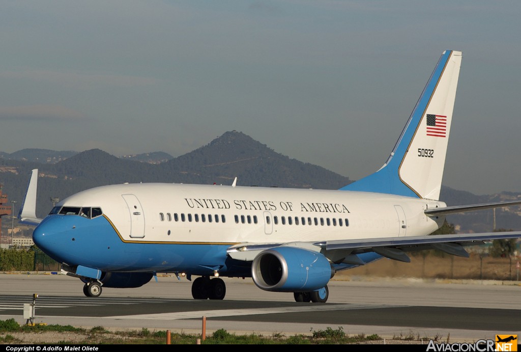05-0932 - Boeing C-40B BBJ (737-7CP) - USAF - United States Air Force - Fuerza Aerea de EE.UU