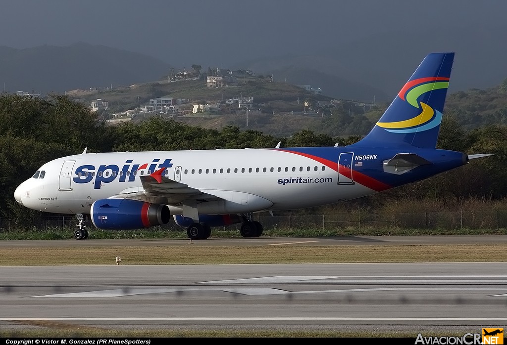 N506NK - Airbus A319-132 - Spirit Airlines