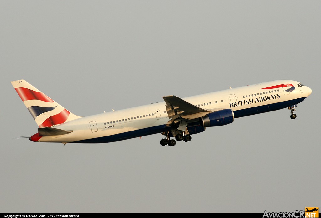G-BNWH - Boeing 767-336/ER - British Airways