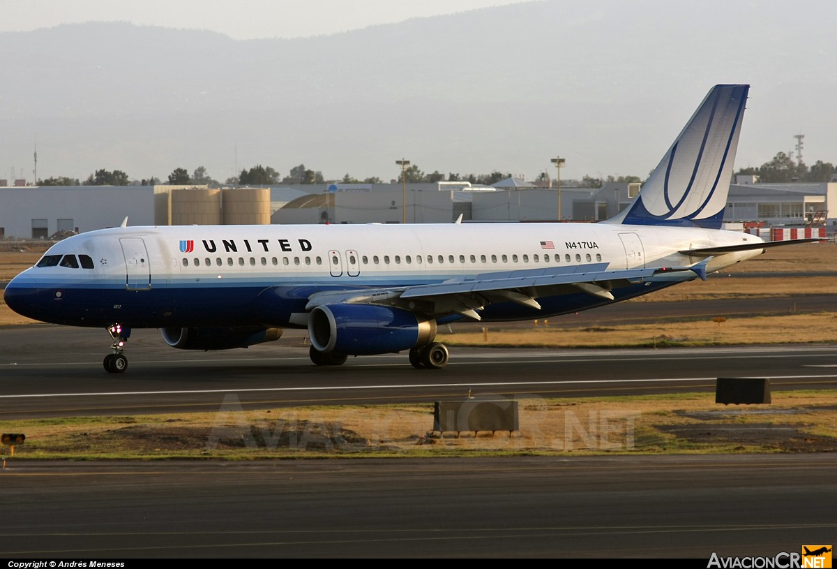 N417UA - Airbus A320-232 - United Airlines