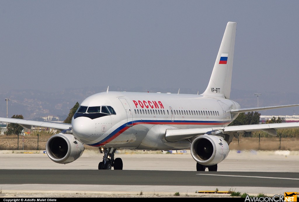 VP-BTT - Airbus A319-114 - Russia State Transport Company