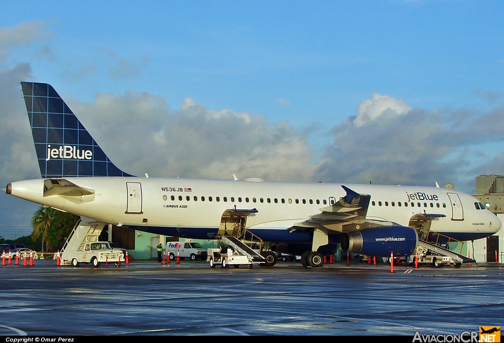 N536JB - Airbus A320-232 - Jet Blue