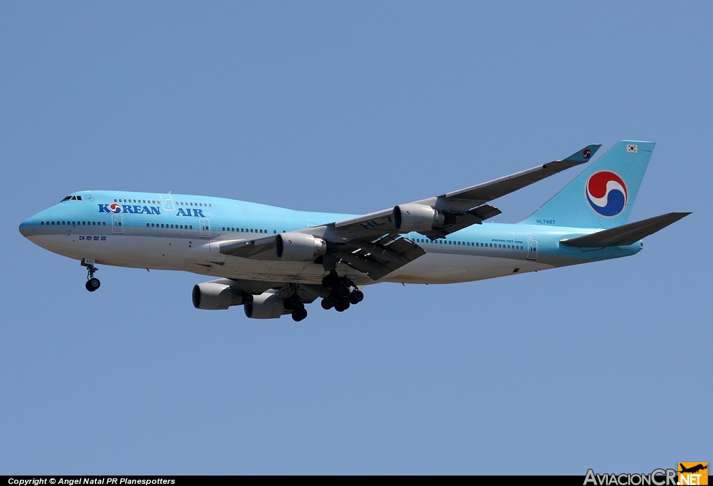 HL7487 - Boeing 747-4B5 - Korean Air