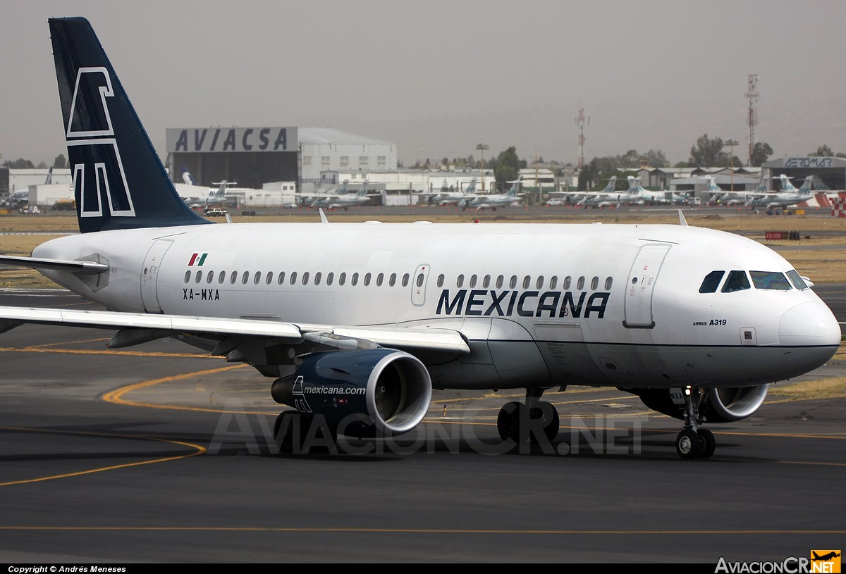 XA-MXA - Airbus A319-114 - Mexicana