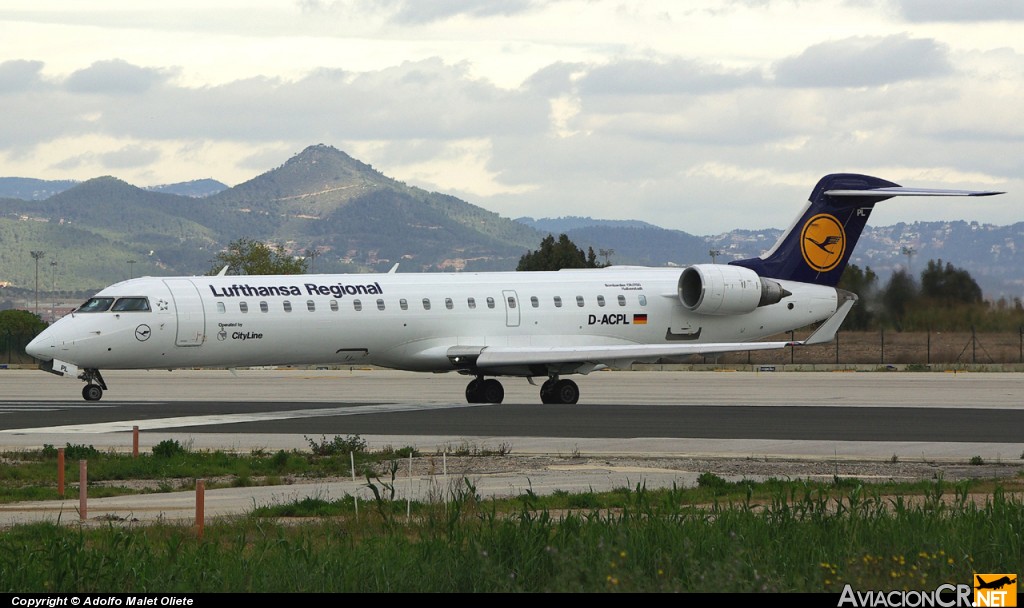 D-ACPL - Canadair CL-600-2C10 Regional Jet CRJ-701ER - Lufthansa Cityline