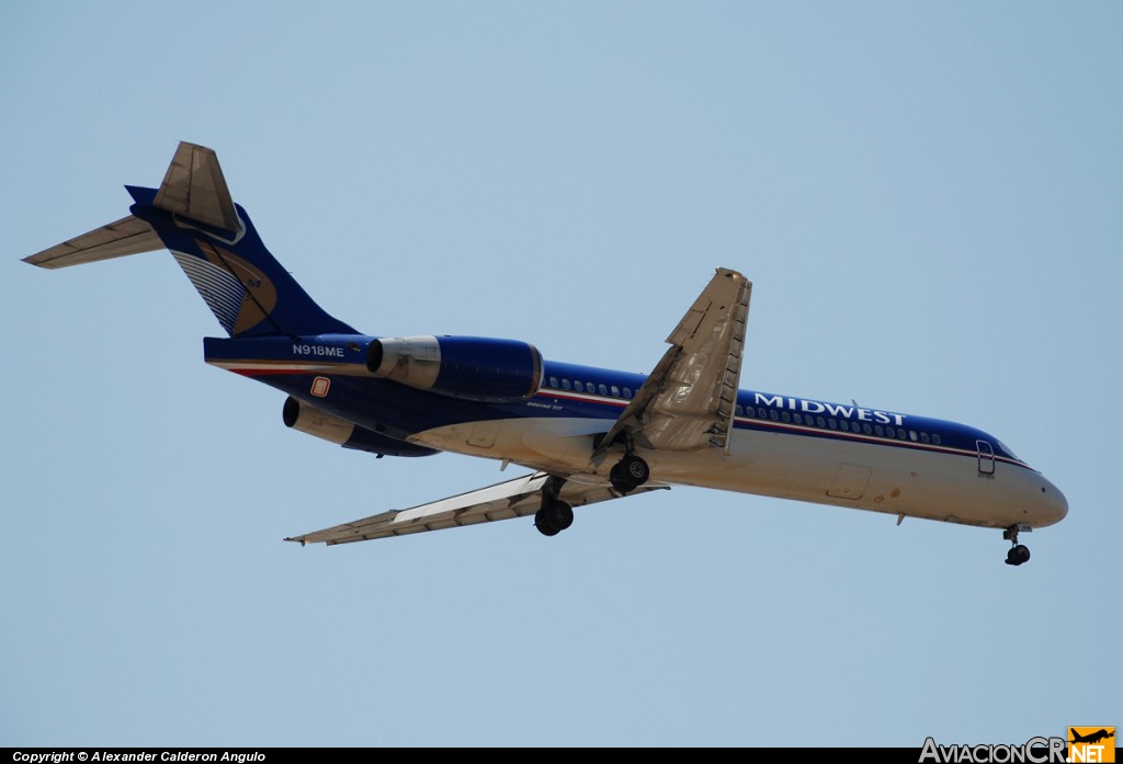 N918ME - Boeing 717-2BL - Midwest Airlines