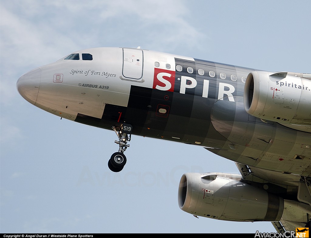 N519NK - Airbus A319-132 - Spirit Airlines