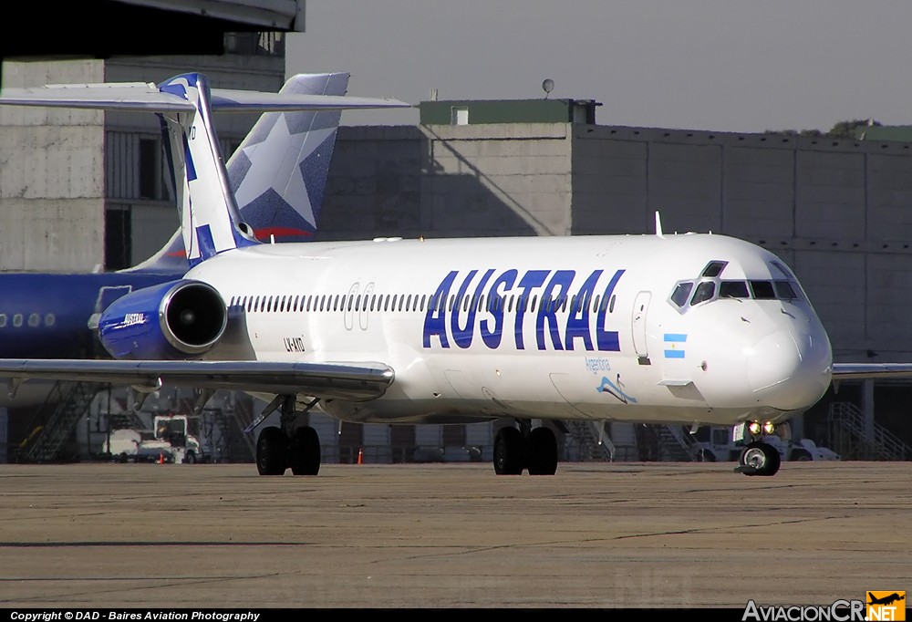 LV-AYD - McDonnell Douglas MD-83 (DC-9-83) - Austral Líneas Aéreas