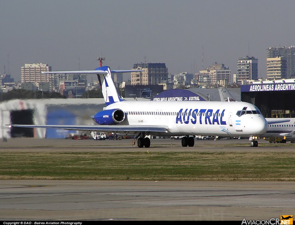 LV-ARF - McDonnell Douglas MD-83 - Austral Líneas Aéreas