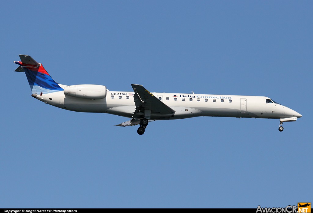 N831MJ - Embraer EMB-145LR (ERJ-145LR) - Delta Connection