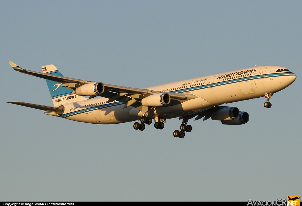 9K-AND - Airbus A340-313 - Kuwait Airways