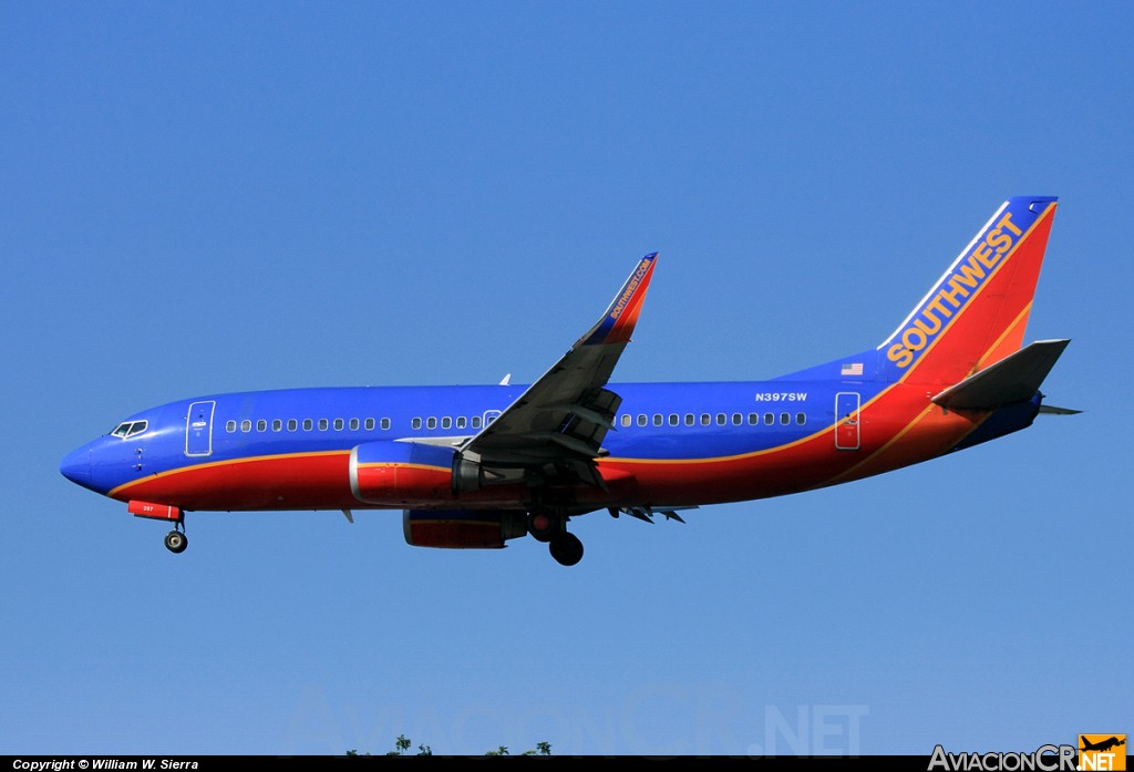 N397SW - Boeing 737-3H4 - Southwest Airlines