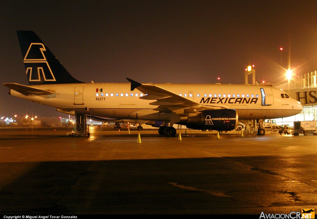 N62TY - Airbus A319-112 - Mexicana