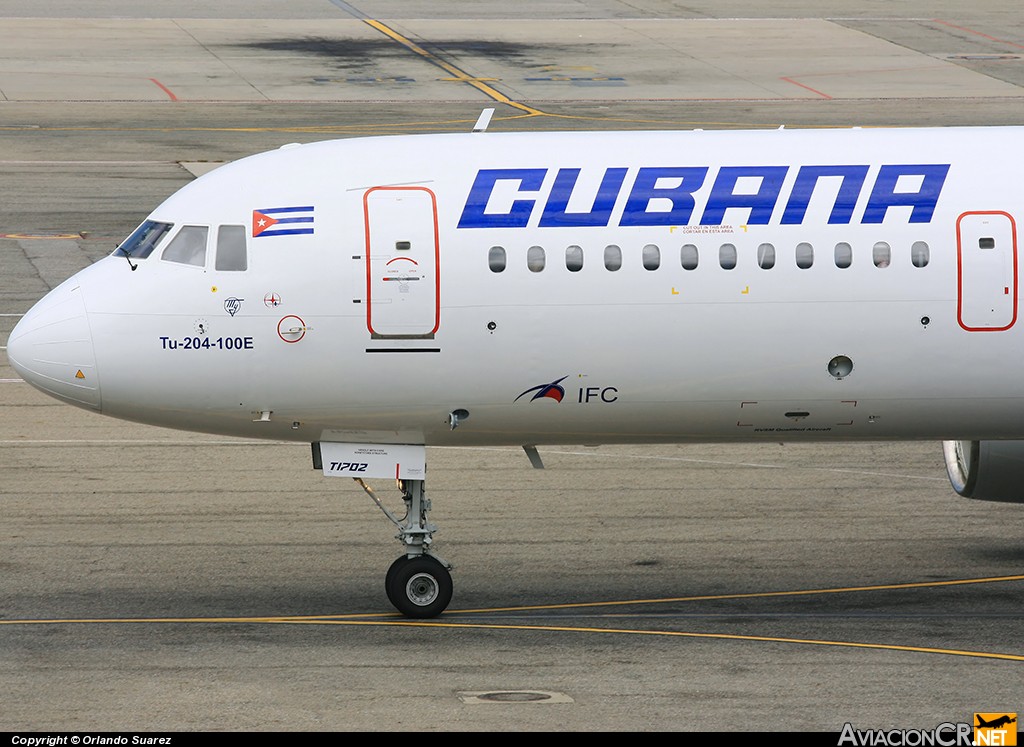 CU-T1702 - Tupolev Tu-204-100 - Cubana de Aviación