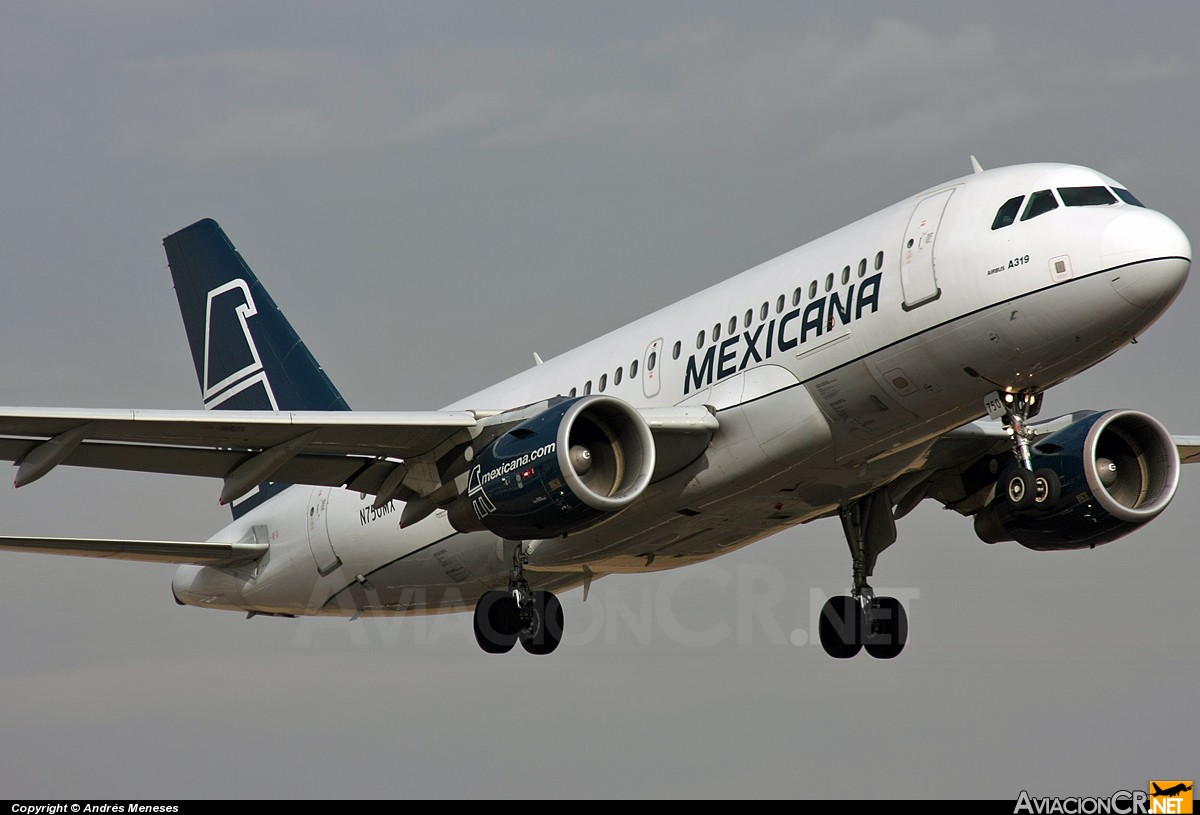 N750MX - Airbus A319-132 - Mexicana